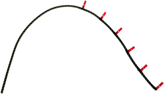 Przewód paliwowy GATES MFL1260 13532248151 ELASTYCZNY