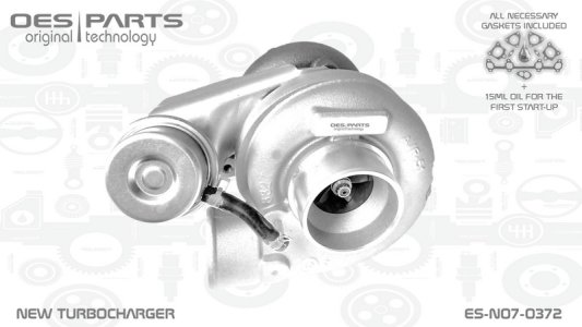 Turbosprężarka OES PARTS ES-N07-0372 6020901380 MERCEDES