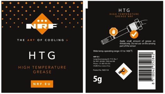 Czujnik temperatury spalin NRF 707371 4M0906088AB AUDI