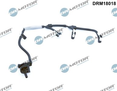 Przewód przelewowy Dr.Motor DRM18018 166711244R RENAULT NISSAN OPEL