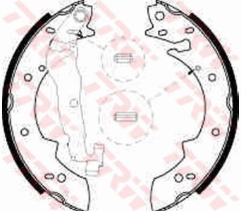 Szczęki hamulcowe TRW GS8524 7701203716