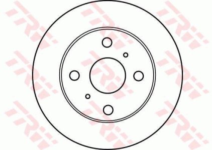 Tarcza hamulcowa TRW DF4113 4351210160