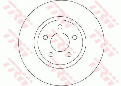 Tarcza hamulcowa TRW DF4190 4509994AA