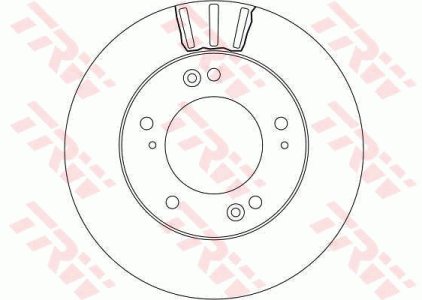 Tarcza hamulcowa TRW DF4172 0K01133251D