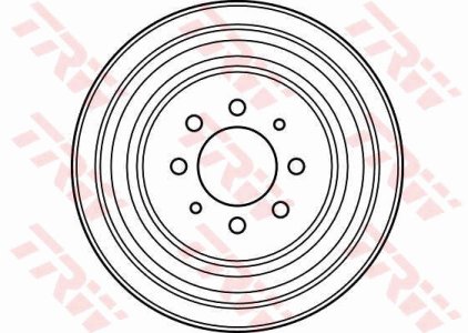 Bęben hamulcowy TRW DB4072 7700710511