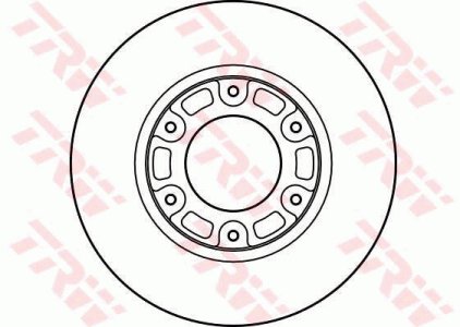 Tarcza hamulcowa TRW DF4116 4351226140