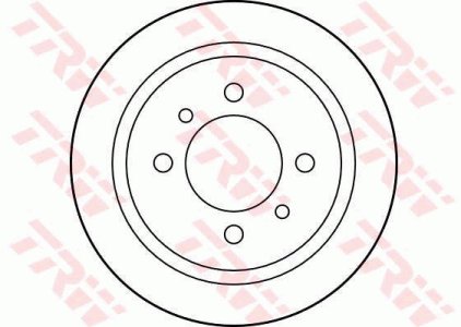 Tarcza hamulcowa TRW DF4006 4320658Y01