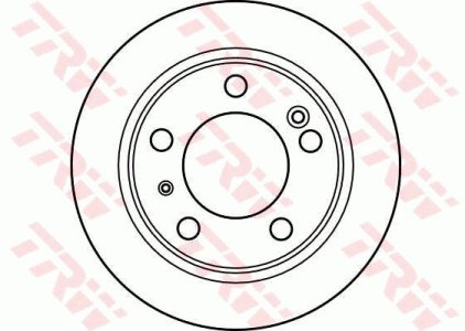 Tarcza hamulcowa TRW DF2583 95661814