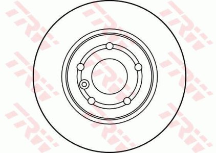 Tarcza hamulcowa TRW DF2766 NTC8780