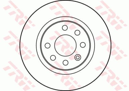 Tarcza hamulcowa TRW DF2748 34557199