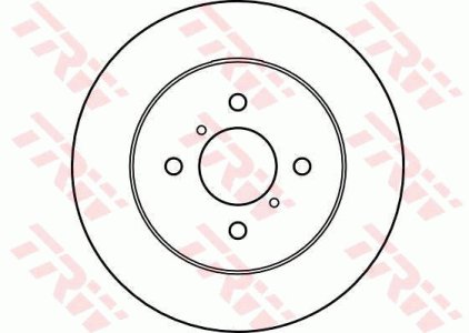Tarcza hamulcowa TRW DF4155 5531180G00