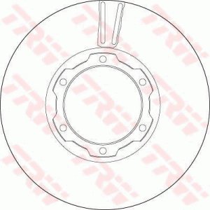 Tarcza hamulcowa TRW DF4145S 6704210312