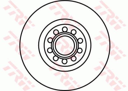 Tarcza hamulcowa TRW DF4262S 4B0615301A