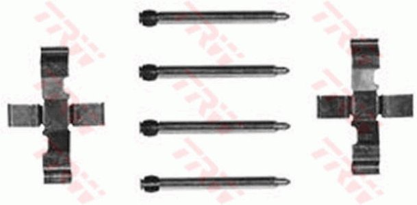 Zestaw montażowy klocków hamulcowych TRW PFK245 16011010