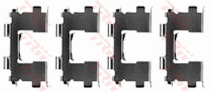 Zestaw montażowy klocków hamulcowych TRW PFK312 4101253000