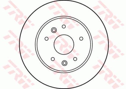 Tarcza hamulcowa TRW DF1029 7701204296