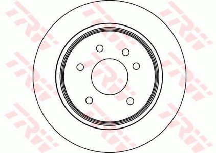 Tarcza hamulcowa TRW DF4094 JLM12428