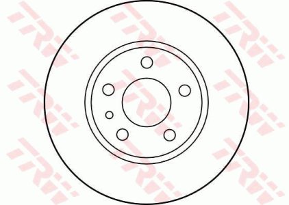 Tarcza hamulcowa TRW DF1739 60569164