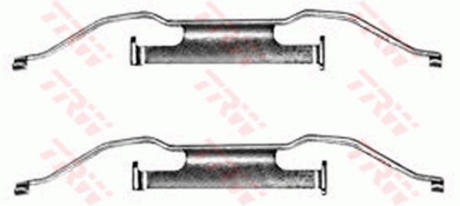 Zestaw montażowy klocków hamulcowych TRW PFK350 21111480000