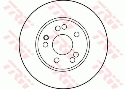 Tarcza hamulcowa TRW DF2749 1244212412