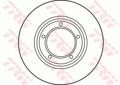 Tarcza hamulcowa TRW DF1833 FRC7329 przód