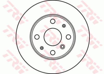 Tarcza hamulcowa TRW DF2635 4351287709000
