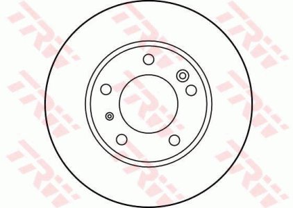 Tarcza hamulcowa TRW DF1435 95661796