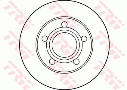 Tarcza hamulcowa TRW DF2666 443615601B