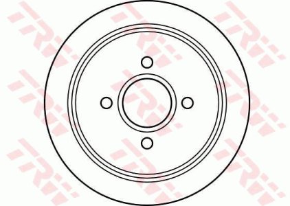 Tarcza hamulcowa TRW DF2647 5025951