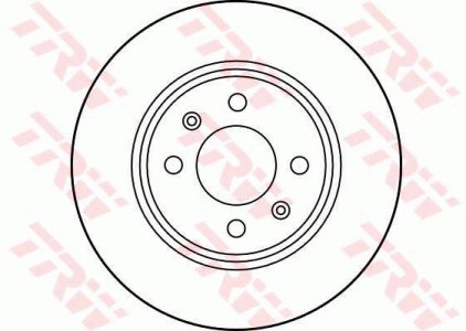 Tarcza hamulcowa TRW DF1663 8970709