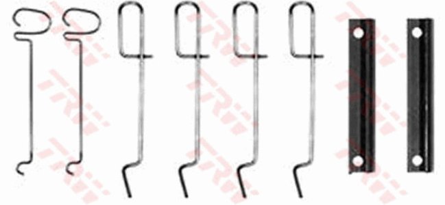 Zestaw montażowy klocków hamulcowych TRW PFK228 7701070000