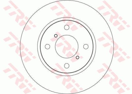 Tarcza hamulcowa TRW DF4131 4700711