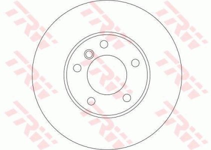 Tarcza hamulcowa TRW DF4248S 34111165859 przód