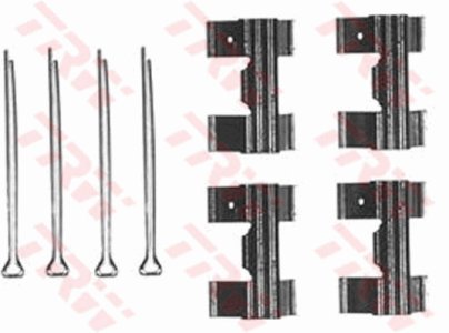 Zestaw montażowy klocków hamulcowych TRW PFK131 1010951