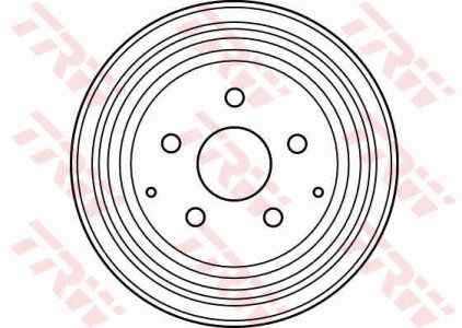 Bęben hamulcowy TRW DB4053 251609615