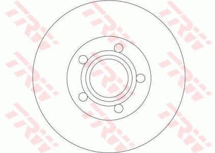 Tarcza hamulcowa TRW DF4239 4D0615601B