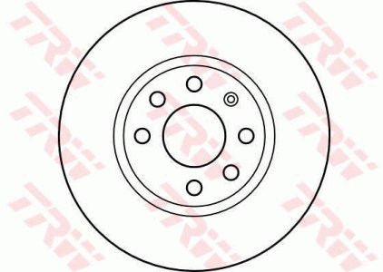 Tarcza hamulcowa TRW DF4165 569000