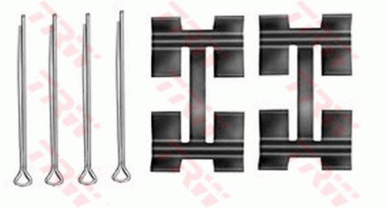 Zestaw montażowy klocków hamulcowych TRW PFK339 1010972