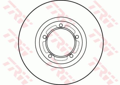Tarcza hamulcowa TRW DF2786 5029815