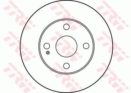 Tarcza hamulcowa TRW DF3089 BR703325X