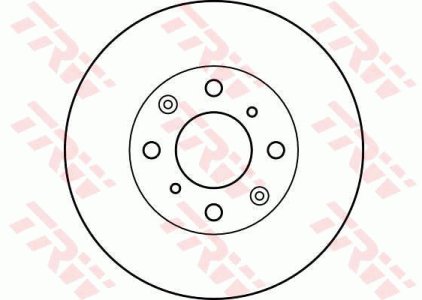 Tarcza hamulcowa TRW DF4152 45251SAAG00