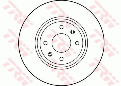 Tarcza hamulcowa TRW DF1123 95667810