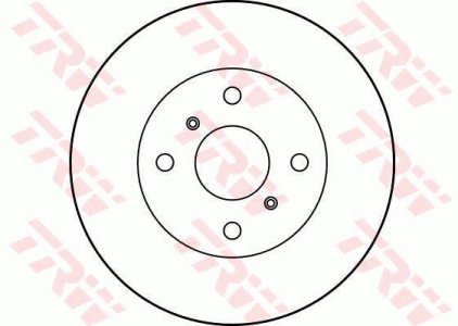 Tarcza hamulcowa TRW DF1423 4351212250