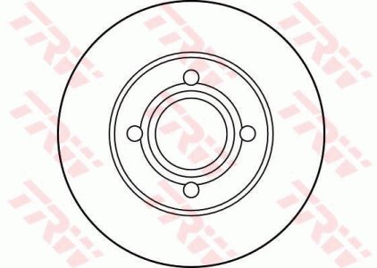 Tarcza hamulcowa TRW DF1530 443615301B
