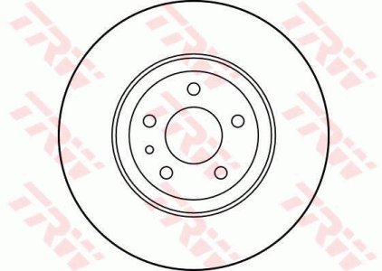 Tarcza hamulcowa TRW DF1749 46445006