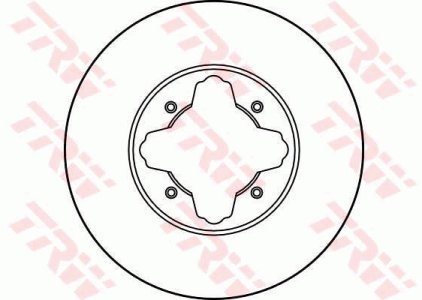 Tarcza hamulcowa TRW DF2679 45251SM4G02