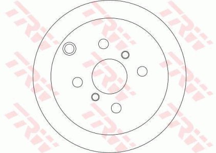 Tarcza hamulcowa TRW DF4335 424310D050