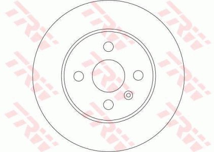 Tarcza hamulcowa TRW DF4344 569116