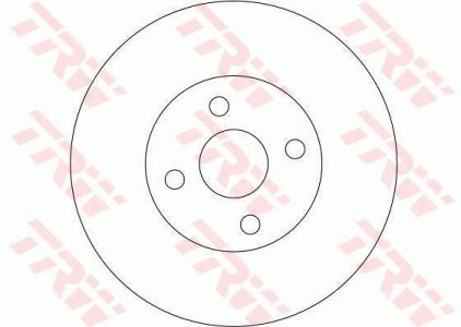 Tarcza hamulcowa TRW DF4366 4351213020