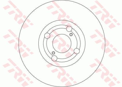 Tarcza hamulcowa TRW DF4317 4351202080